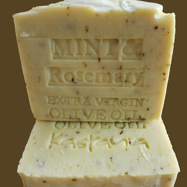 Mint and Rosemary  Handmade Natural Soap