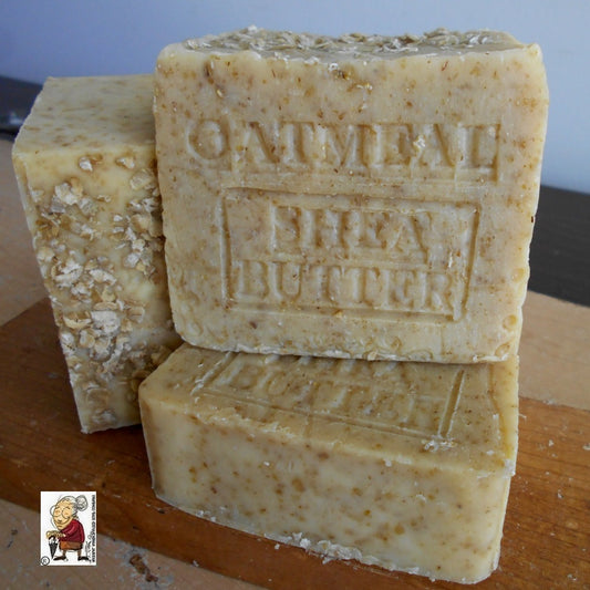 Oatmeal And Shea Butter Handmade Natural Soap Aged 12 OUNCE – Grandmas All  Natural Soap