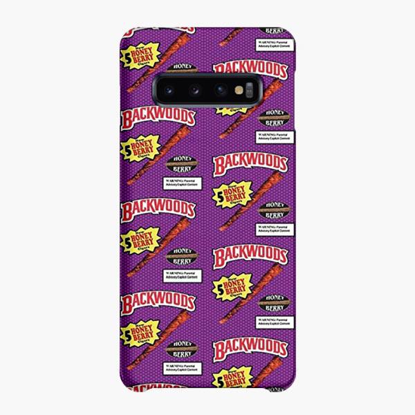 Coque Samsung galaxy S5 S6 S7 S8 S9 S10 S10E Edge Plus Backwoods Honey Berry Cigars Collage