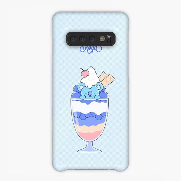 Coque Samsung galaxy S5 S6 S7 S8 S9 S10 S10E Edge Plus Bts Bt21 Koya Rm Ice Cream Cute