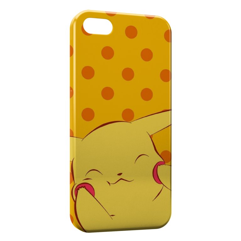 Coque iPhone 8 & 8 Plus Cute Pikachu Pokemon Yellow