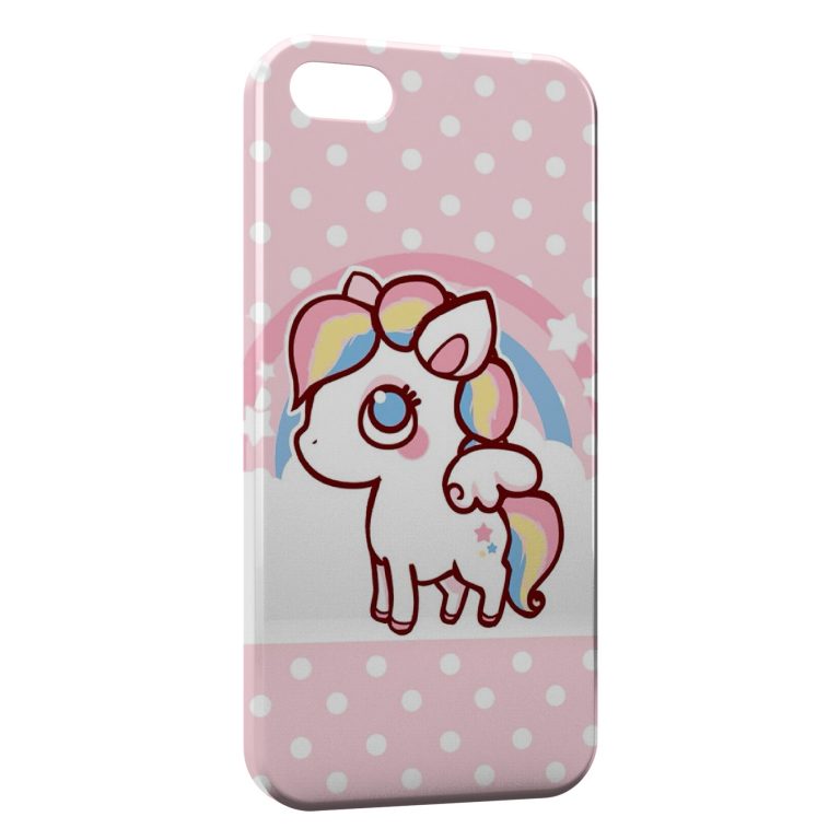 Coque iPhone 8 & 8 Plus Cute Unicorn Licorne Pink