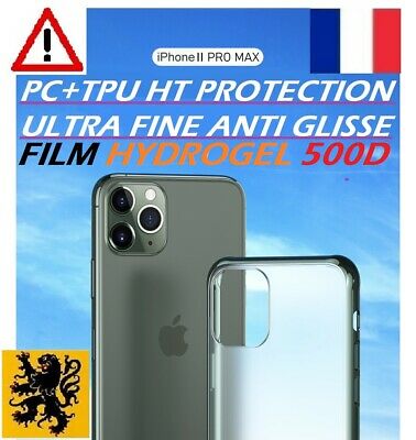 ✅ COQUE ETUI SOUPLE TPU FILM HYDROGEL ECRAN PROTECTION APPLE IPHONE 11 PRO  MAX