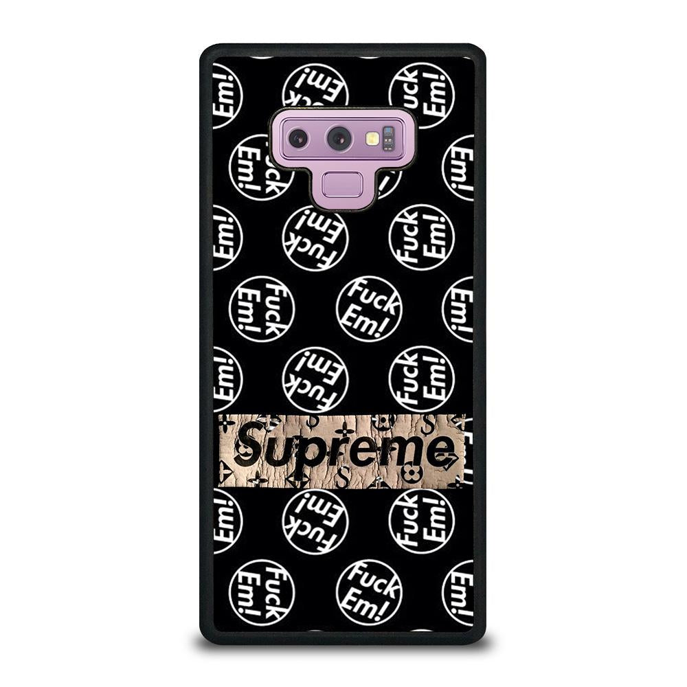 coque custodia cover fundas hoesjes j3 J5 J6 s20 s10 s9 s8 s7 s6 s5 plus edge D24837 FVCK'EM X SUPREME #1 Samsung Galaxy Note 9 Case