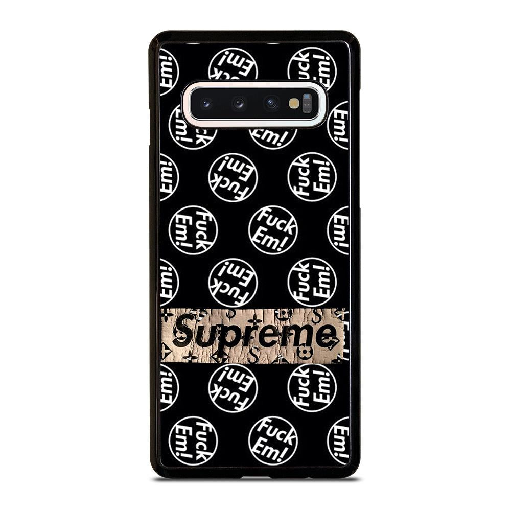 coque custodia cover fundas hoesjes j3 J5 J6 s20 s10 s9 s8 s7 s6 s5 plus edge D24839 FVCK'EM X SUPREME #1 Samsung Galaxy S10 Case