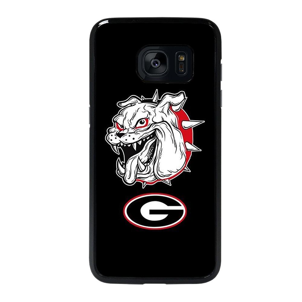 coque custodia cover fundas hoesjes j3 J5 J6 s20 s10 s9 s8 s7 s6 s5 plus edge D25049 GEORGIA BULLDOGS UGA Samsung galaxy s7 edge Case