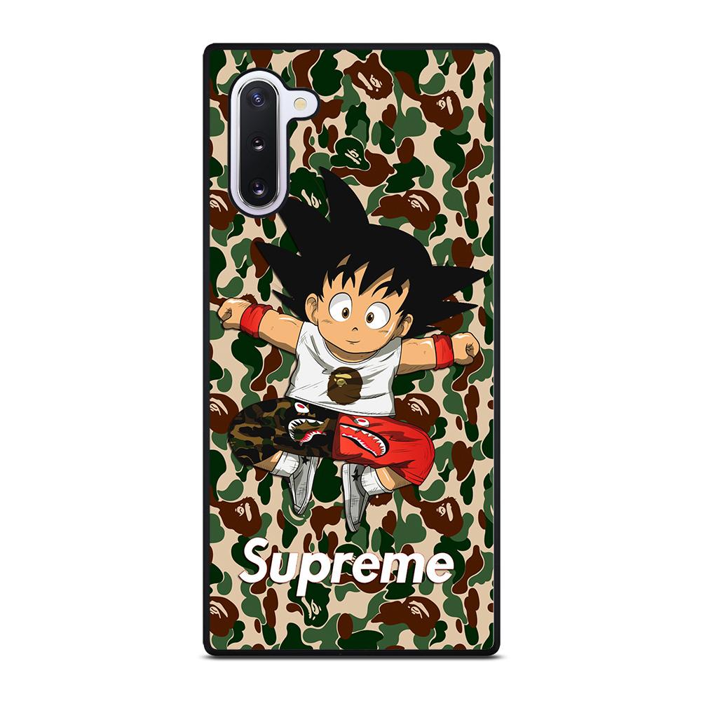 coque custodia cover fundas hoesjes j3 J5 J6 s20 s10 s9 s8 s7 s6 s5 plus edge D25295 GOKU SUPREME BAPE #1 Samsung Galaxy Note 10 Case