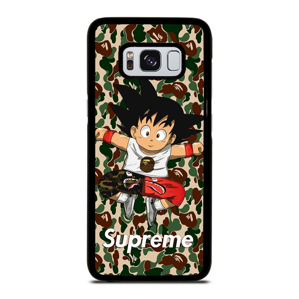 coque custodia cover fundas hoesjes j3 J5 J6 s20 s10 s9 s8 s7 s6 s5 plus edge D25305 GOKU SUPREME BAPE #1 Samsung Galaxy S8 Case