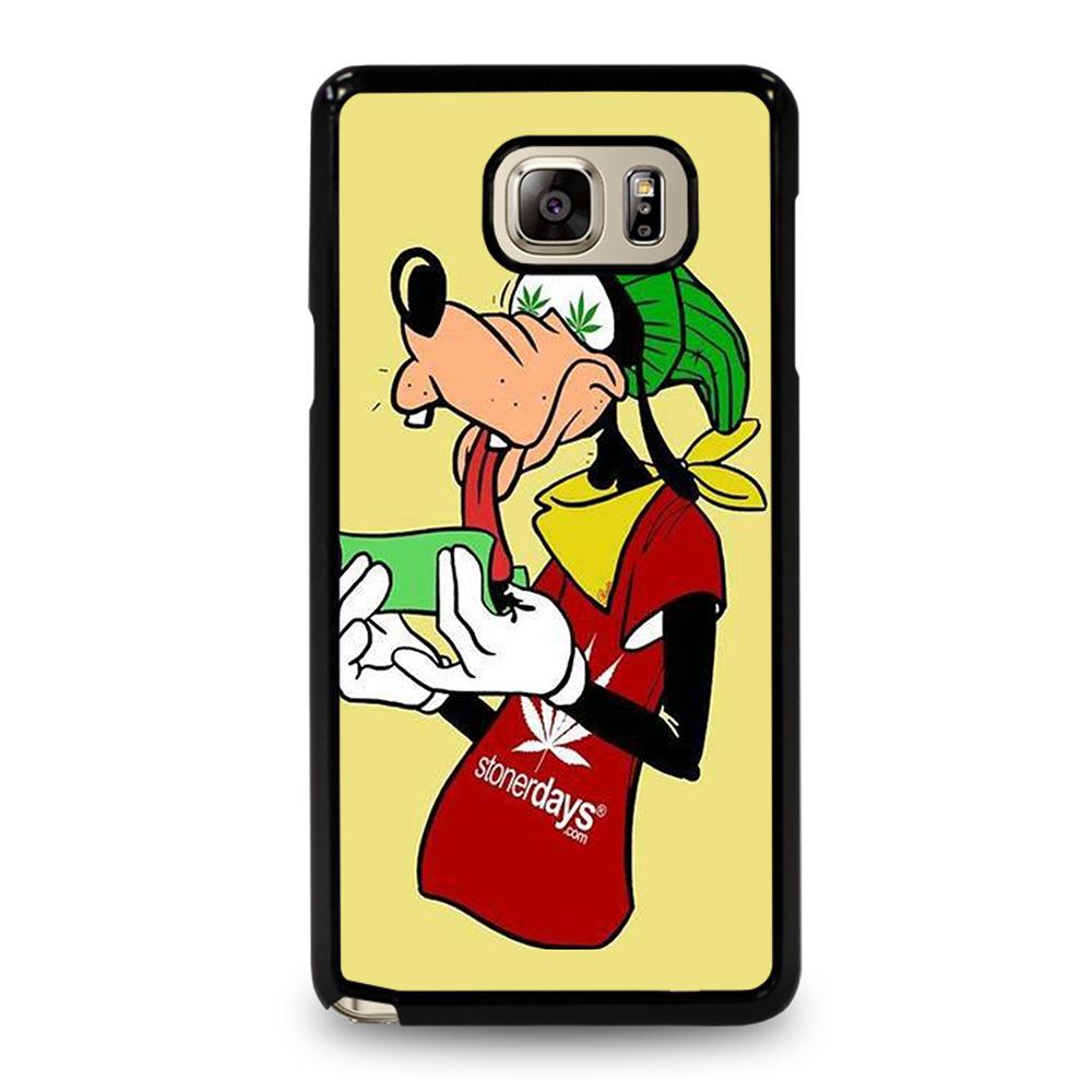 coque custodia cover fundas hoesjes j3 J5 J6 s20 s10 s9 s8 s7 s6 s5 plus edge D25428 GOOFY ROLL WEED Samsung Galaxy Note 5 Case