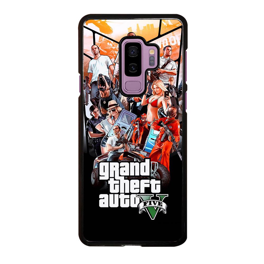 coque custodia cover fundas hoesjes j3 J5 J6 s20 s10 s9 s8 s7 s6 s5 plus edge D25485 GRAND THEFT AUTO V GTA 5 Samsung Galaxy S9 Plus Case