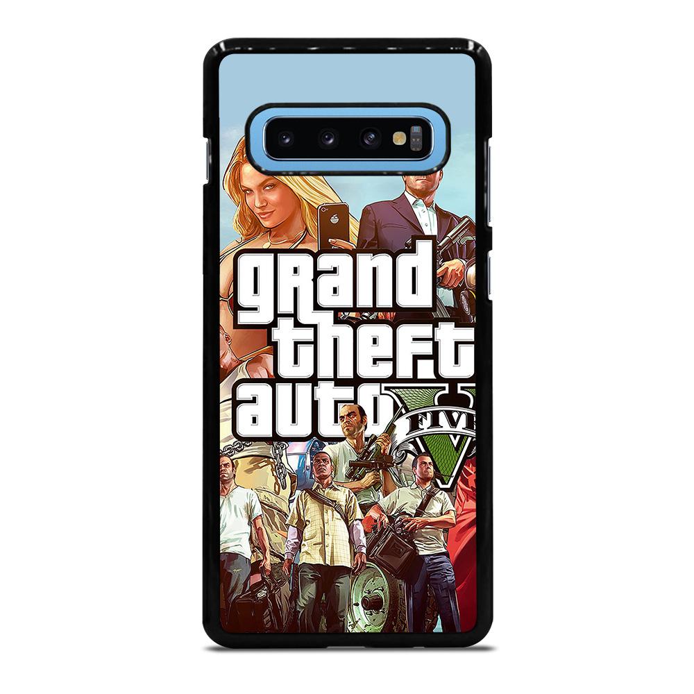 coque custodia cover fundas hoesjes j3 J5 J6 s20 s10 s9 s8 s7 s6 s5 plus edge D25451 GRAND THEFT AUTO V GTA 5 1 Samsung Galaxy S10 Plus Case