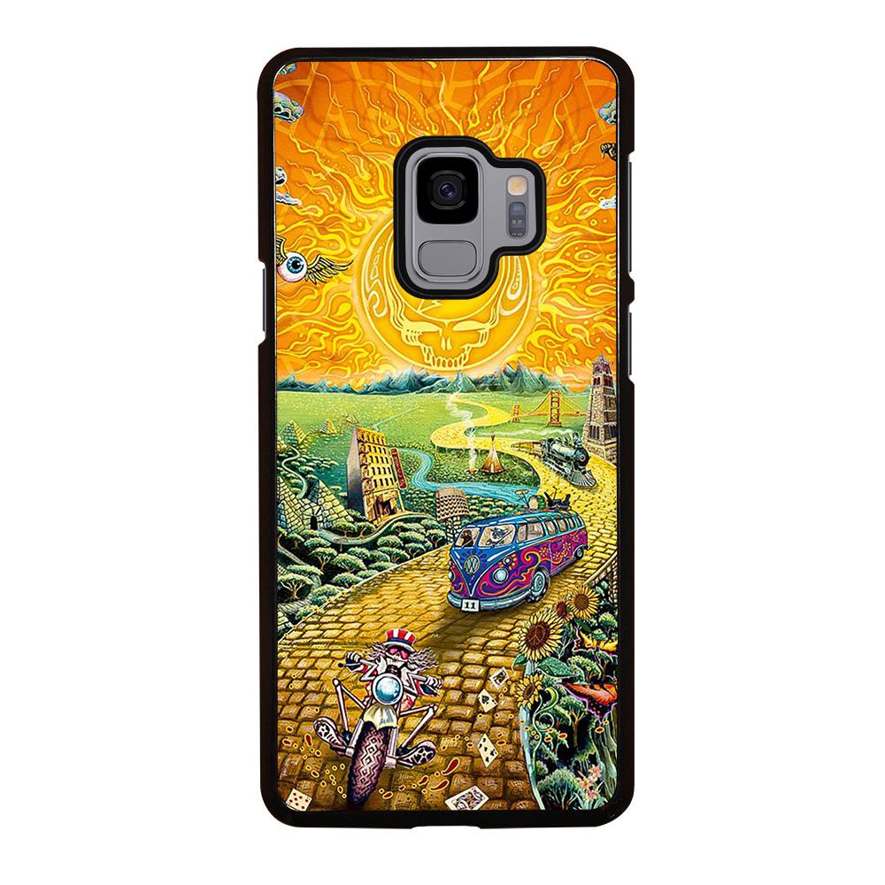 coque custodia cover fundas hoesjes j3 J5 J6 s20 s10 s9 s8 s7 s6 s5 plus edge D25581 GRATEFUL DEAD GOLD ROAD Samsung Galaxy S9 Case