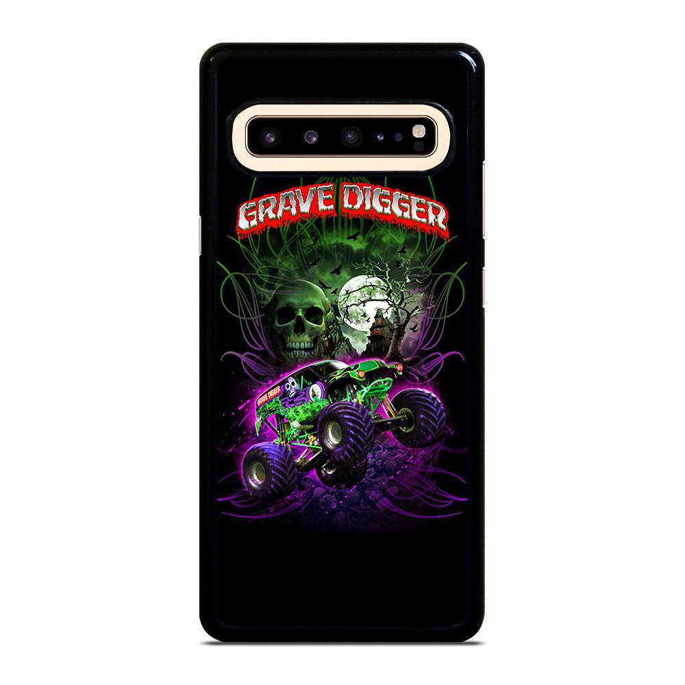 coque custodia cover fundas hoesjes j3 J5 J6 s20 s10 s9 s8 s7 s6 s5 plus edge D25619 GRAVE DIGGER POSTER Samsung Galaxy S10 5G Case