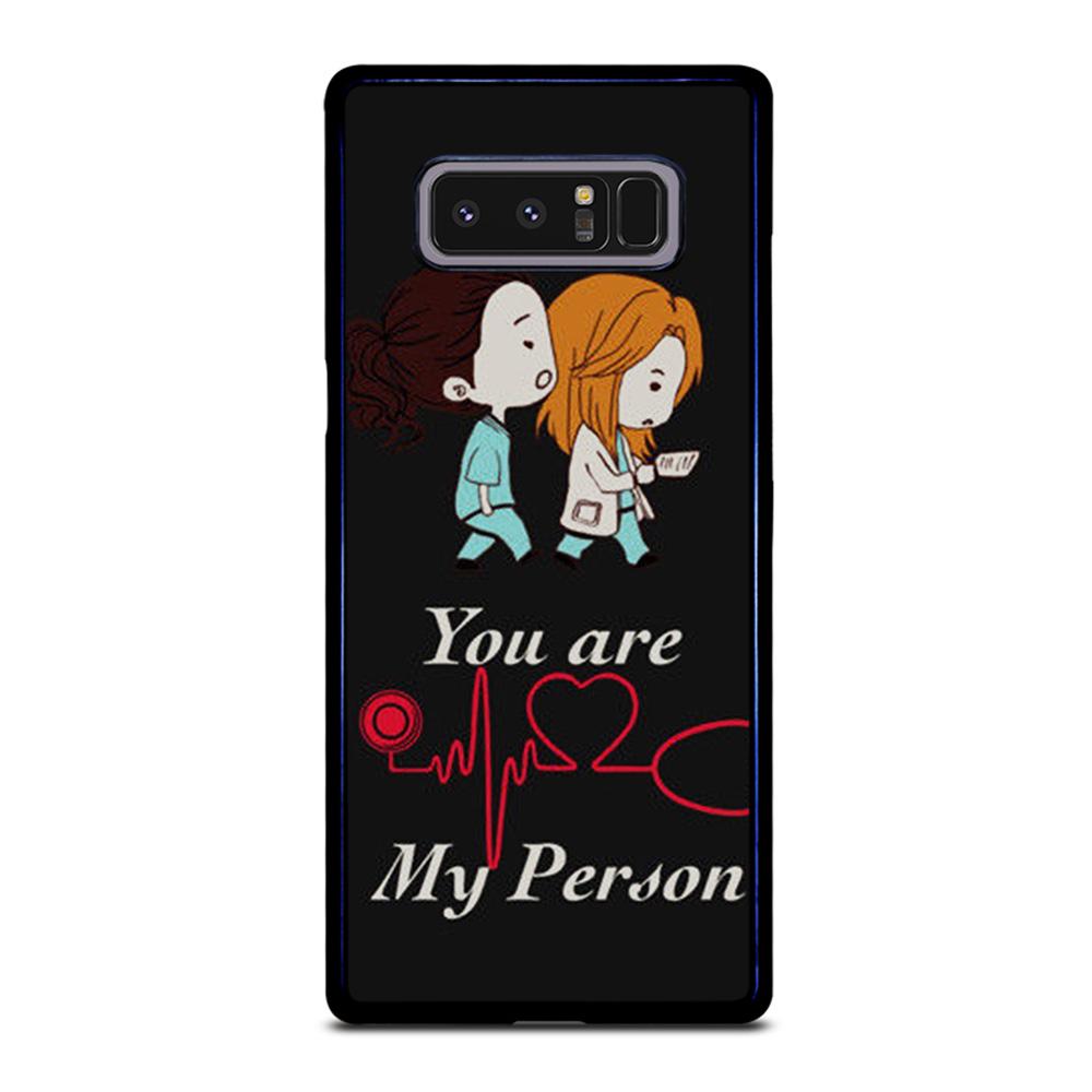 coque custodia cover fundas hoesjes j3 J5 J6 s20 s10 s9 s8 s7 s6 s5 plus edge D25746 GREY' S ANATOMY YOU'RE MY PERSON #1 Samsung Galaxy Note 8 Case