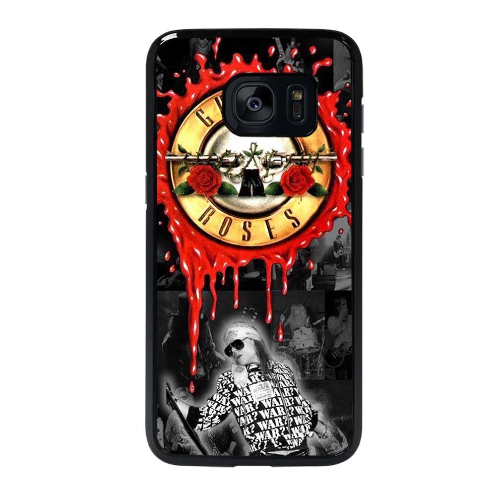 coque custodia cover fundas hoesjes j3 J5 J6 s20 s10 s9 s8 s7 s6 s5 plus edge D26014 GUNS AND ROSES GNR Samsung galaxy s7 edge Case