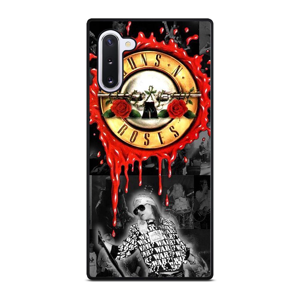 coque custodia cover fundas hoesjes j3 J5 J6 s20 s10 s9 s8 s7 s6 s5 plus edge D26005 GUNS AND ROSES GNR Samsung Galaxy Note 10 Case