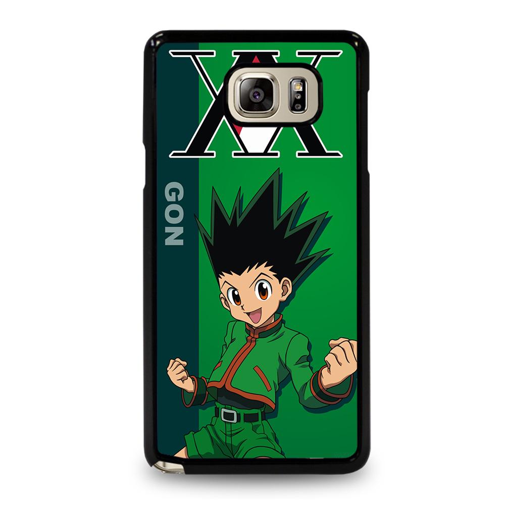 coque custodia cover fundas hoesjes j3 J5 J6 s20 s10 s9 s8 s7 s6 s5 plus edge D27475 HUNTER X HUNTER CHIBI GON Samsung Galaxy Note 5 Case