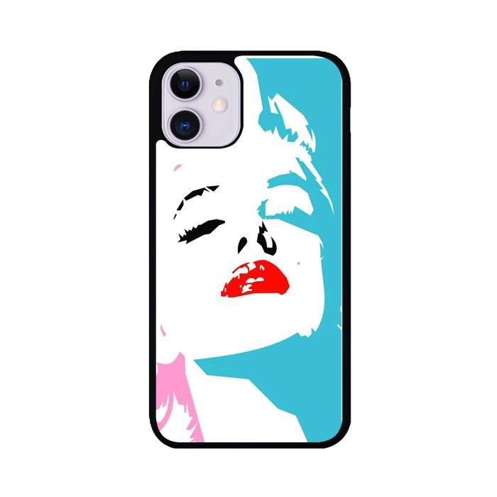 coque custodia cover case fundas hoesjes iphone 11 pro max 5 6 6s 7 8 plus x xs xr se2020 pas cher p9612 Marilyn Monroe Pink Blue Pop Art