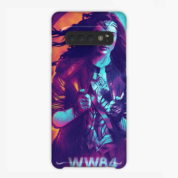 Coque Samsung galaxy S5 S6 S7 S8 S9 S10 S10E Edge Plus Wonder Woman 1984 Light Purple