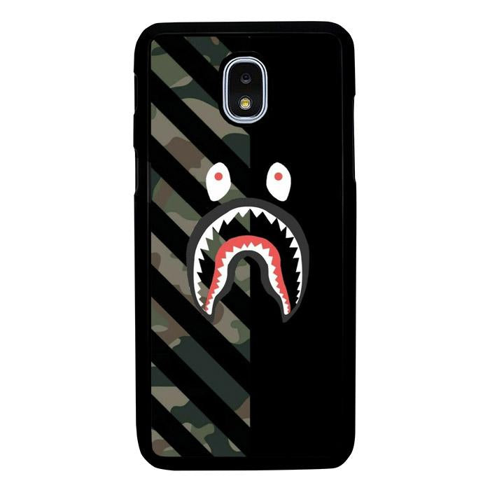 coque custodia cover fundas hoesjes j3 J5 J6 s20 s10 s9 s8 s7 s6 s5 plus edge B34331 Shark Bape FF0356 Samsung Galaxy J3 2018, J3V J3 V 3rd Gen,Express Prime 3, J3 Star, J3 Achieve, Amp Prime 3 Case