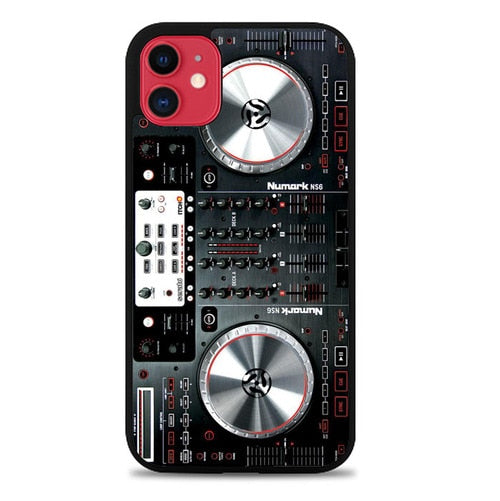 Digital mixer DJ turntable electronic music F0362 coque iphone 11