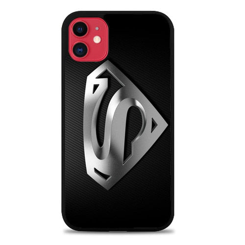 Superman Silver Logo Z1291 coque iphone 11