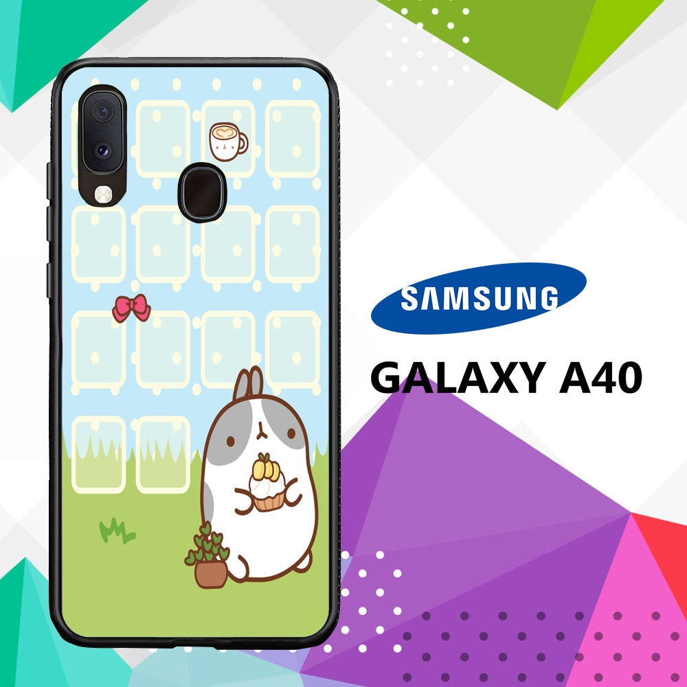 coque case samsung galaxy a40 V3559 Kawaii Wallpaper 43tM7