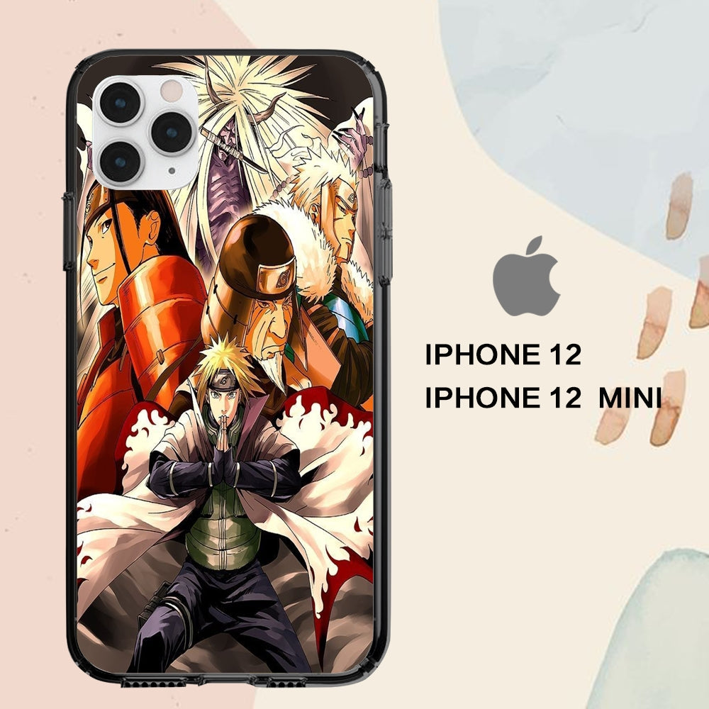 coque iPhone 12 mini pro max case B1664 naruto sasuke wallpaper 232hX3