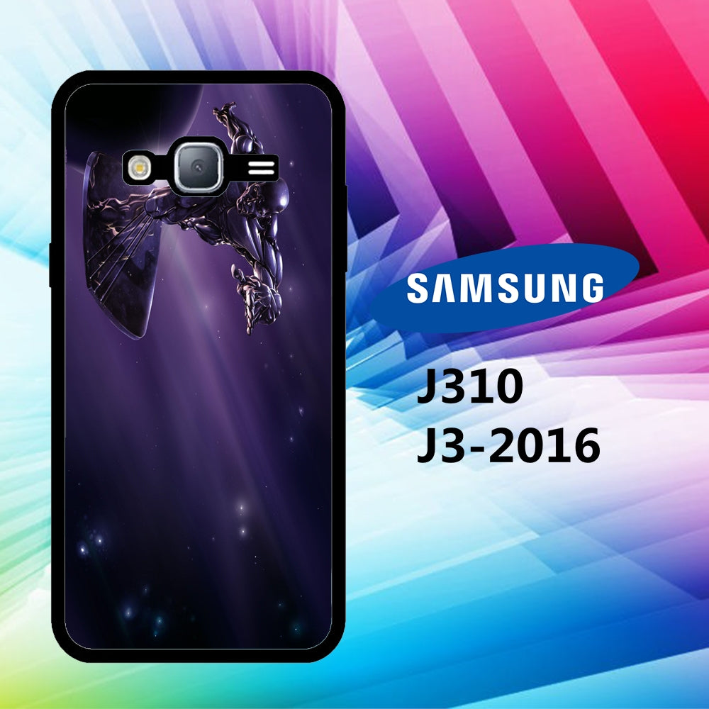 coque samsung J3 2016 J310 Silver Surfer Wallpaper