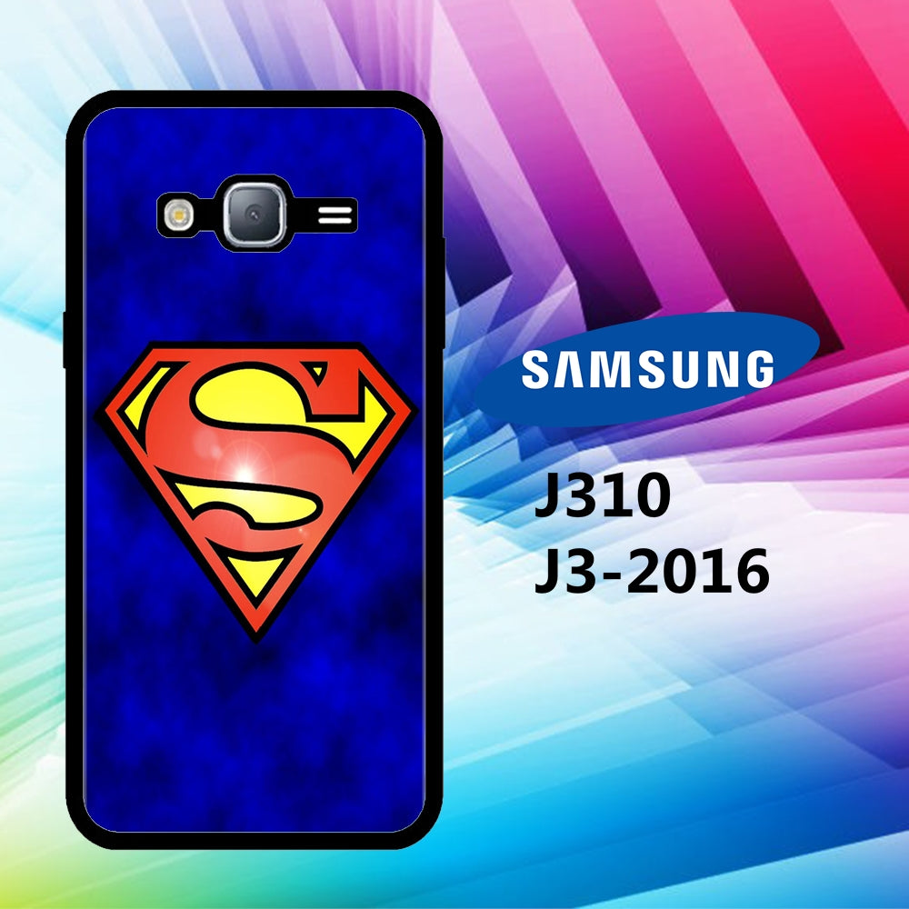 coque samsung J3 2016 J310 Superhero Logo wallpaper