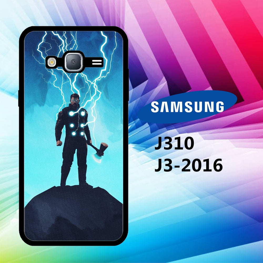 coque samsung J3 2016 J310 Thor Wallpaper