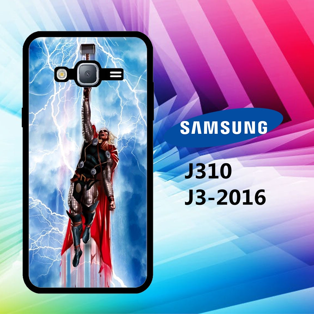 coque samsung J3 2016 J310 Thor Wallpaper