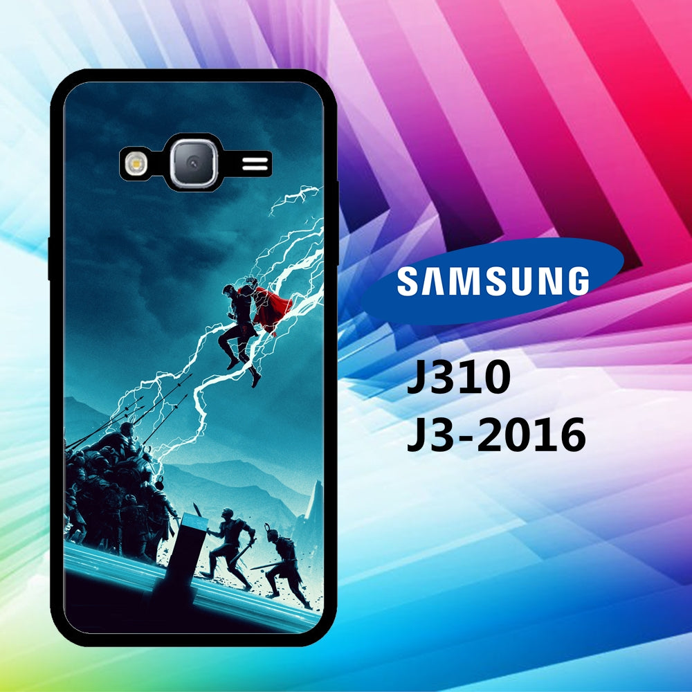 coque samsung J3 2016 J310 Thor Wallpaper