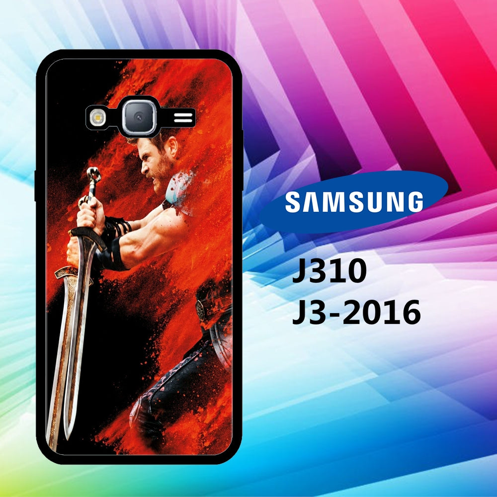 coque samsung J3 2016 J310 Thor Wallpaper