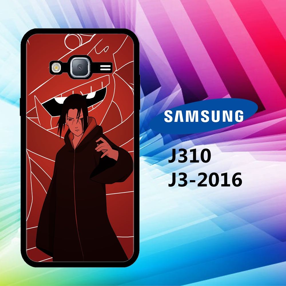 coque samsung J3 2016 J310 Uchiha Itachi Wallpaper