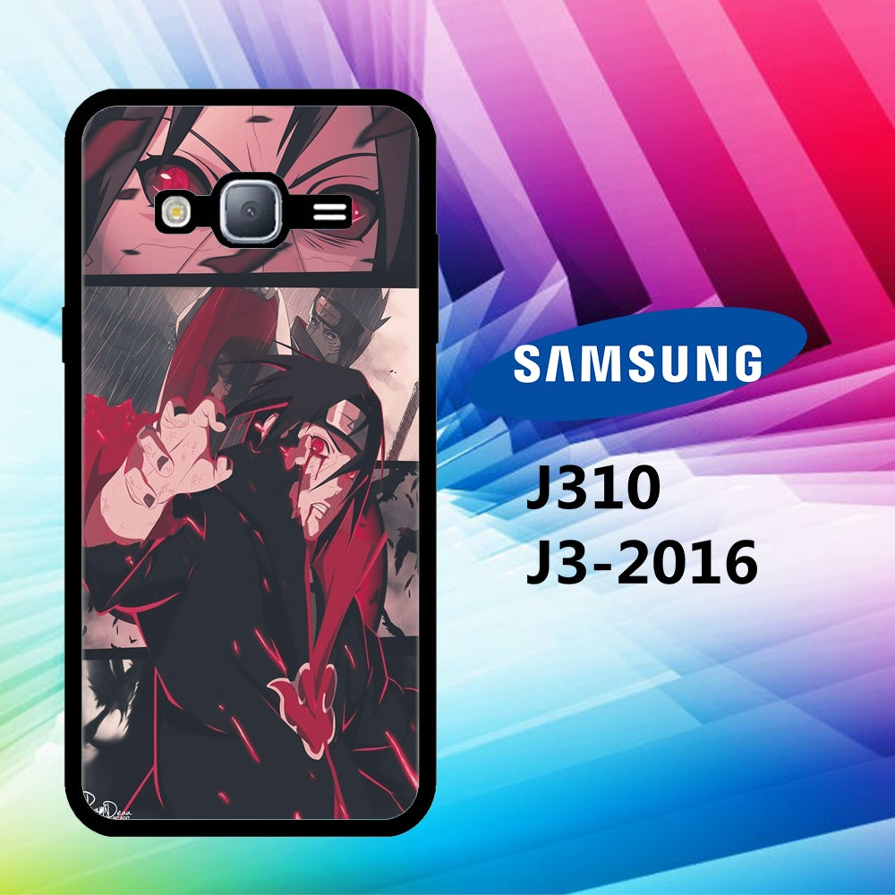 coque samsung J3 2016 J310 Uchiha Itachi Wallpaper