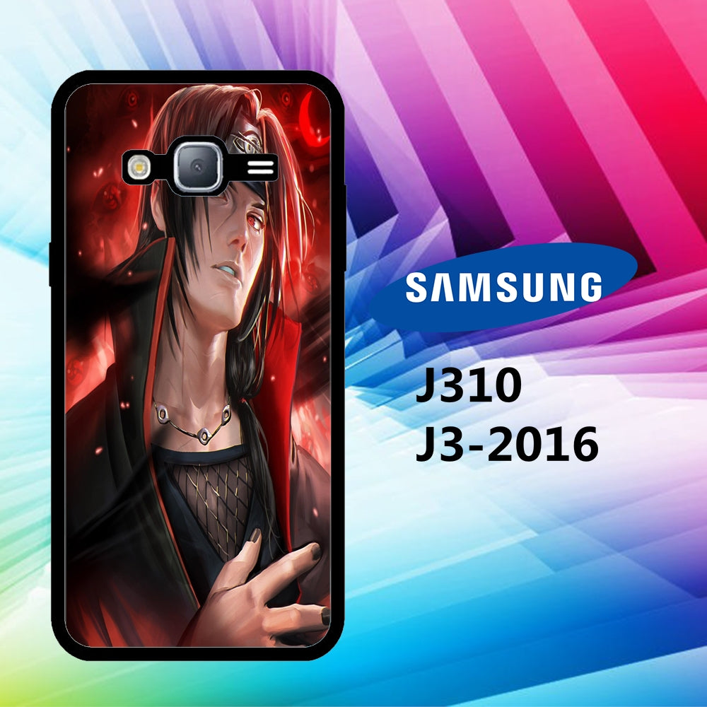 coque samsung J3 2016 J310 Uchiha Itachi Wallpaper