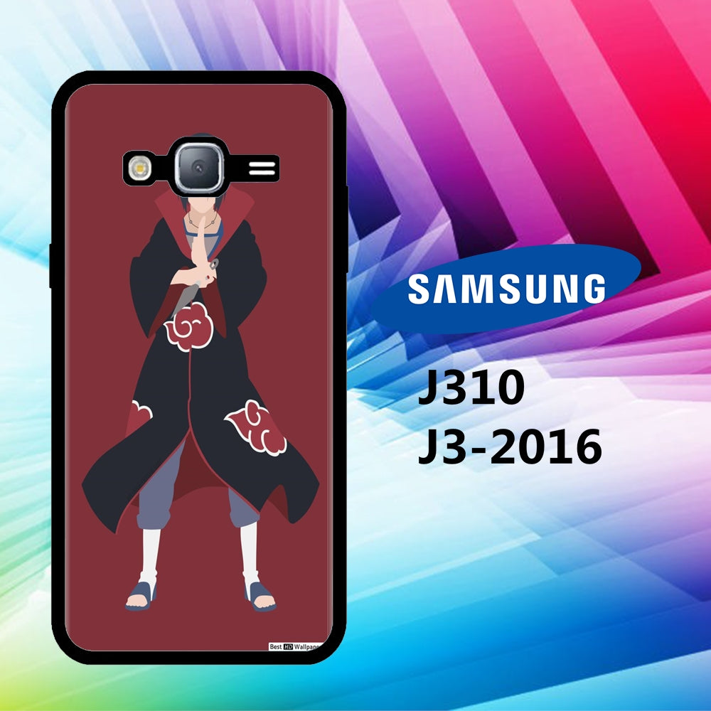 coque samsung J3 2016 J310 Uchiha Itachi Wallpaper