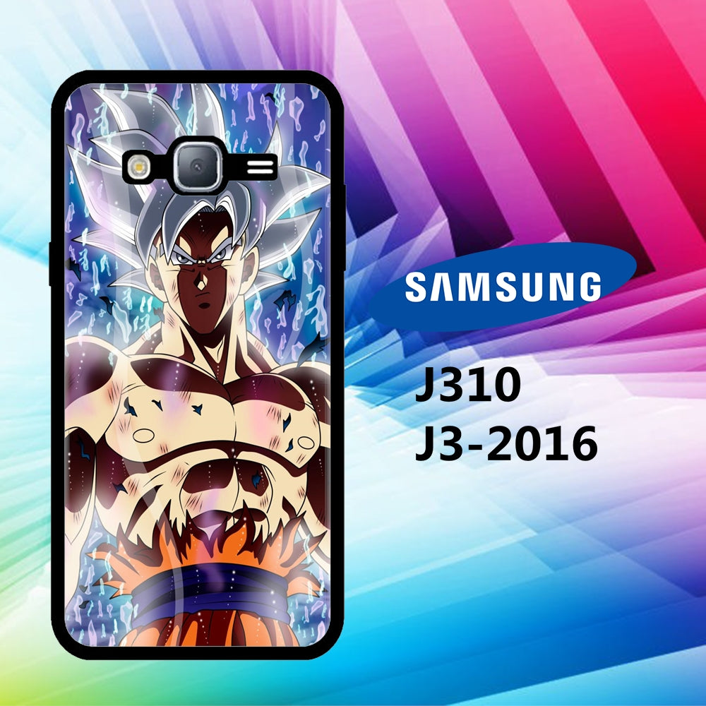 coque samsung J3 2016 J310 Ultra Instinct Goku wallpaper