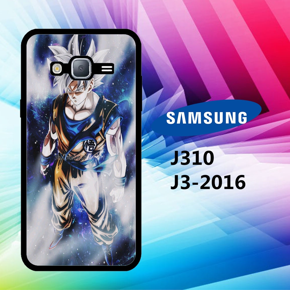 coque samsung J3 2016 J310 Ultra Instinct Goku wallpaper