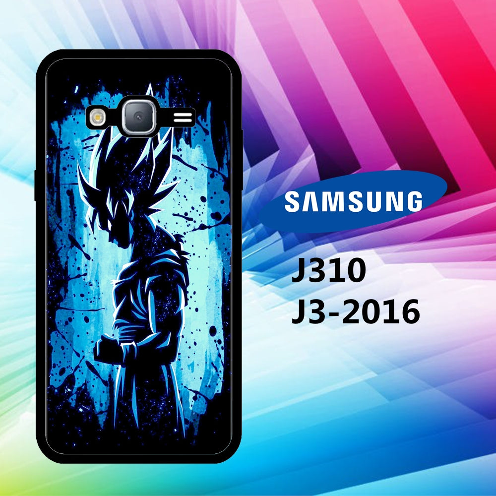 coque samsung J3 2016 J310 Ultra Instinct Goku wallpaper