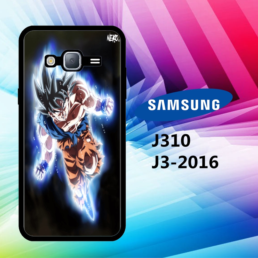 coque samsung J3 2016 J310 Ultra Instinct Goku wallpaper