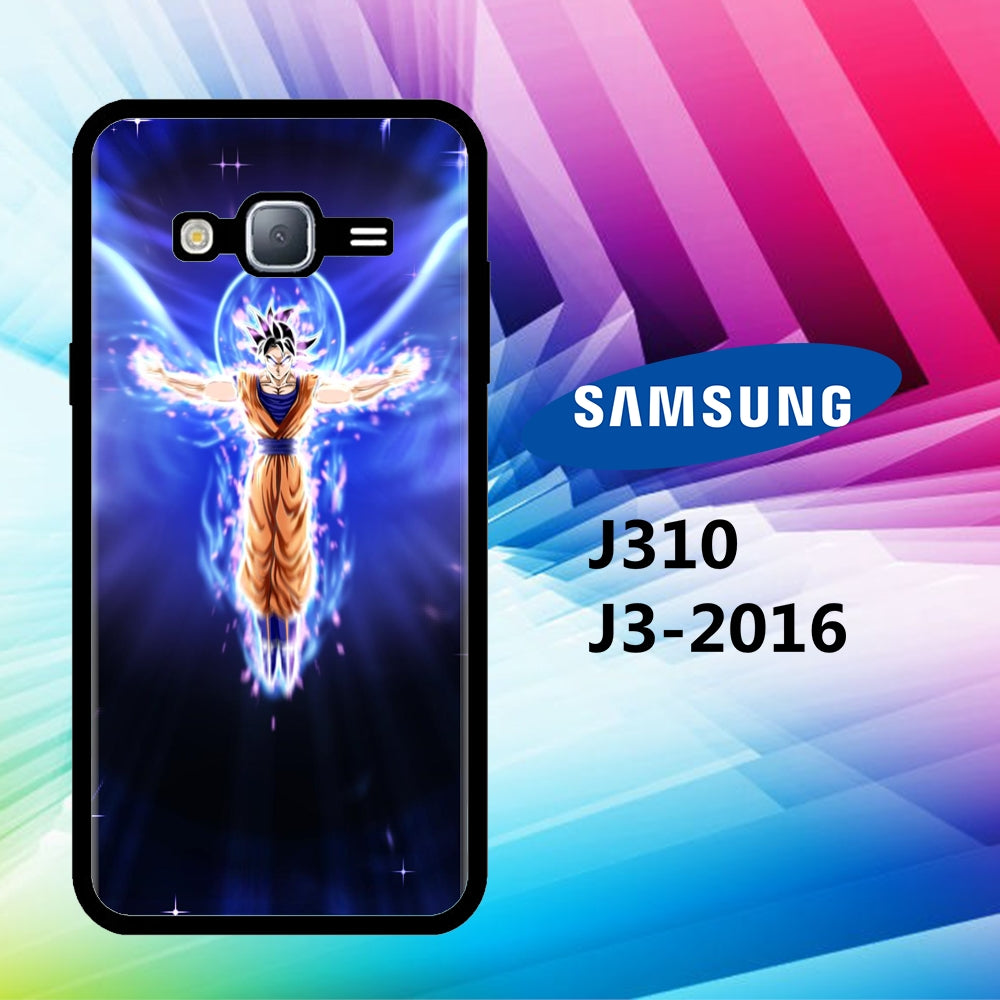 coque samsung J3 2016 J310 Ultra Instinct Goku wallpaper