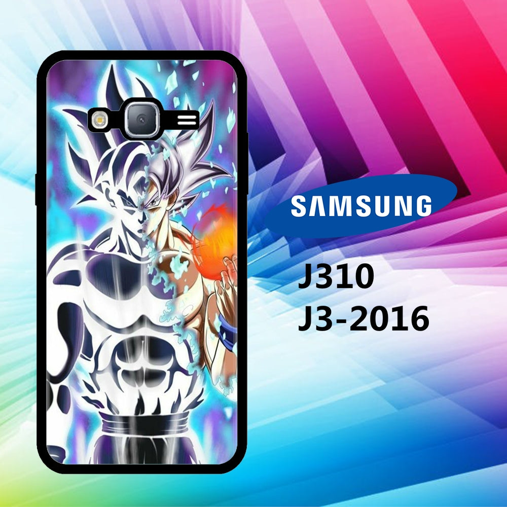 coque samsung J3 2016 J310 Ultra Instinct Goku wallpaper