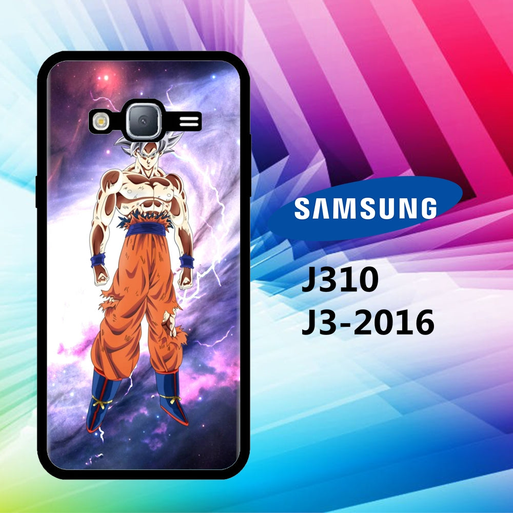 coque samsung J3 2016 J310 Ultra Instinct Goku wallpaper