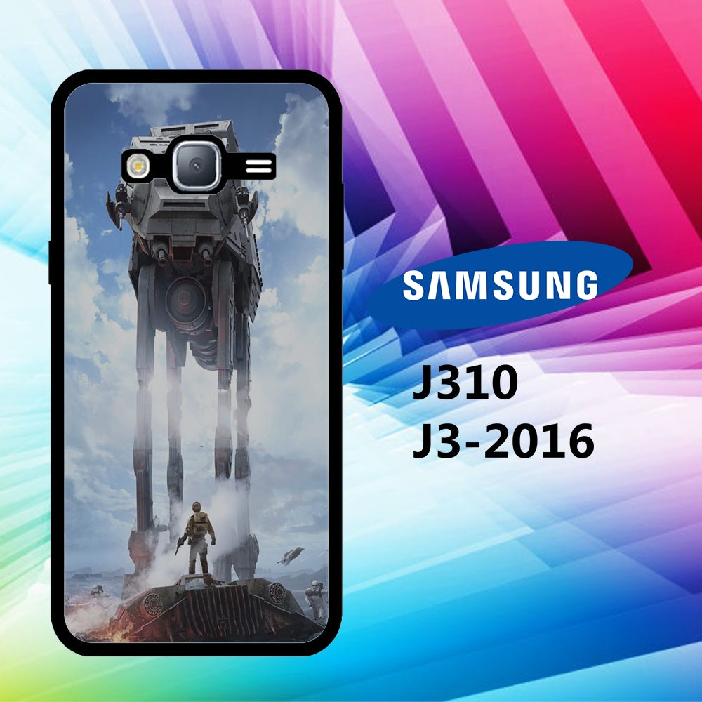 coque samsung J3 2016 J310 Vintage Star Wars Wallpaper