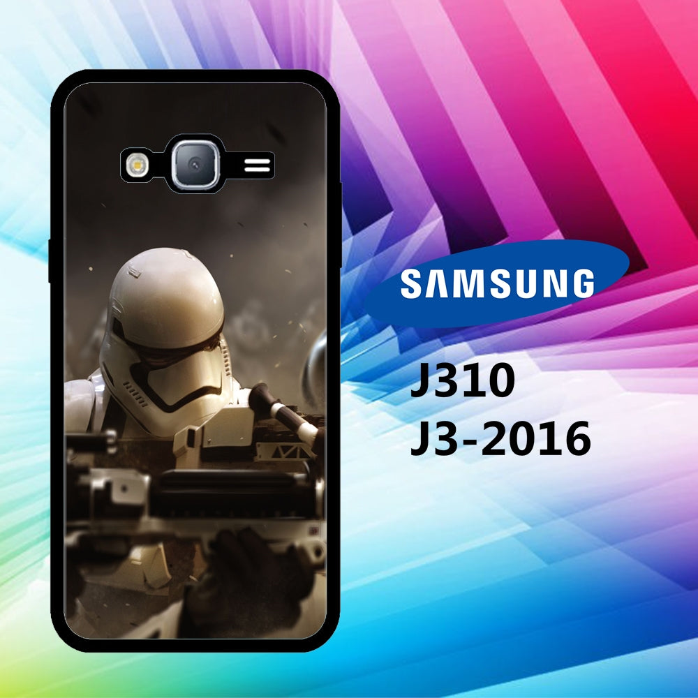 coque samsung J3 2016 J310 Vintage Star Wars Wallpaper