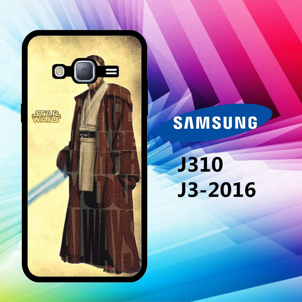 coque samsung J3 2016 J310 Vintage Star Wars Wallpaper