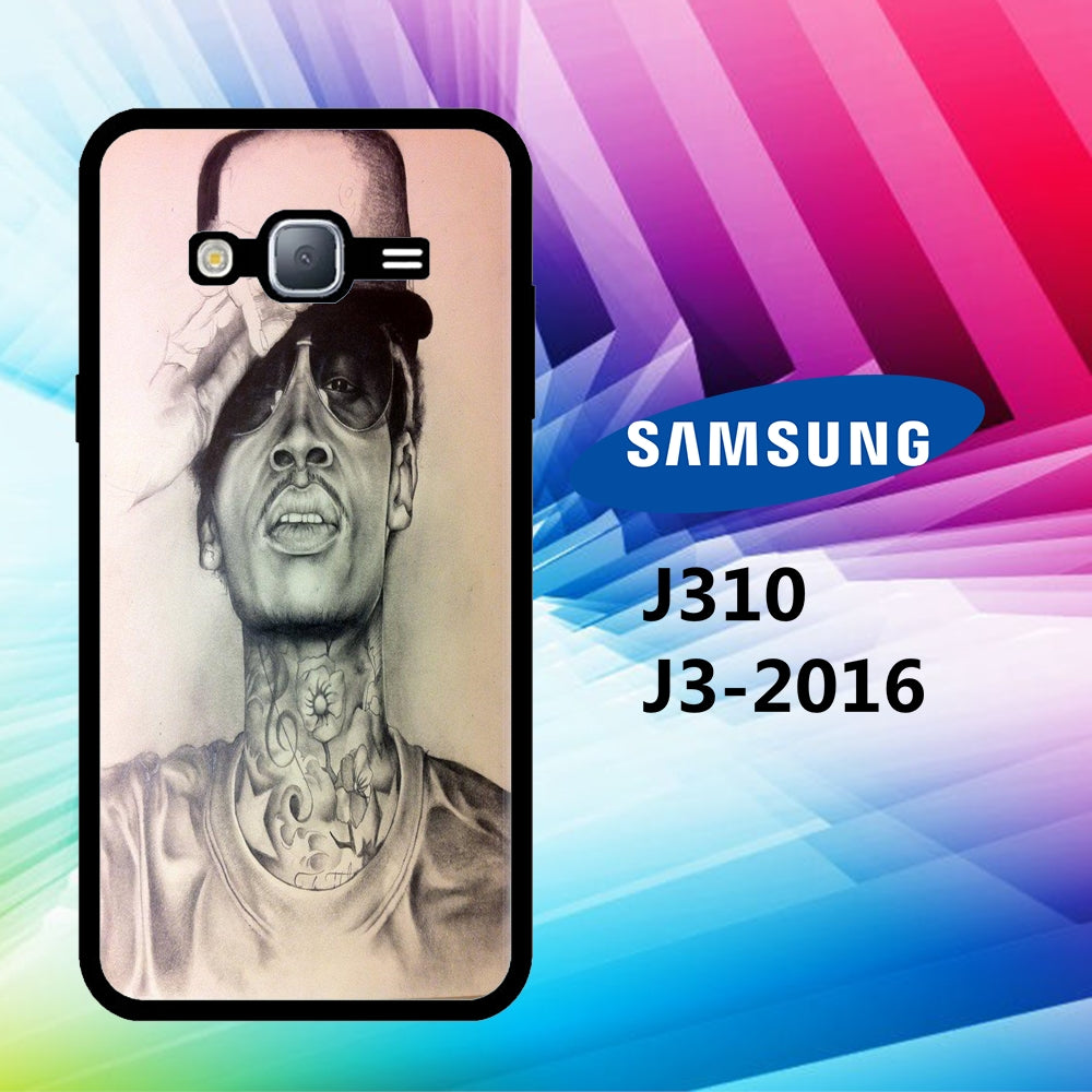 coque samsung J3 2016 J310 Wiz Khalifa Wallpaper