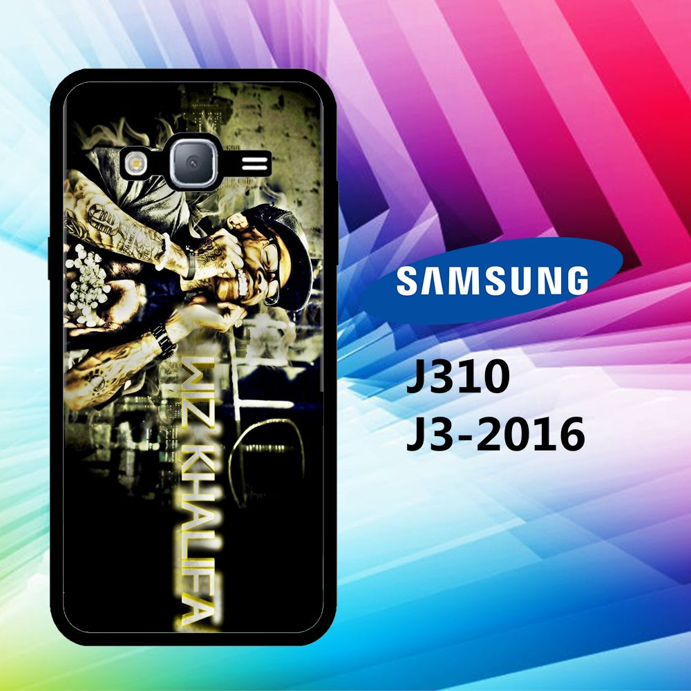 coque samsung J3 2016 J310 Wiz Khalifa Wallpaper